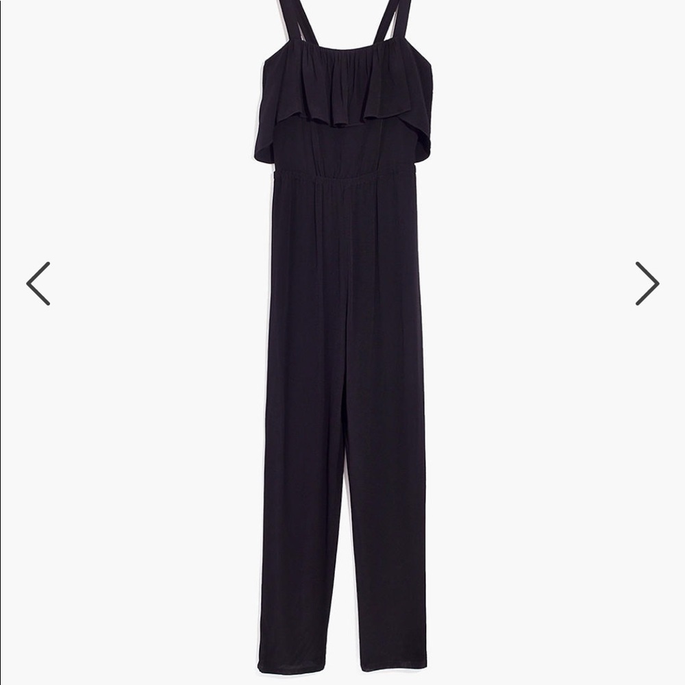 Madewell Apron Ruffle Jumpsuit - Picture 3 of 14